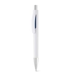 Vue Stylo à bille avec clip - Straced de couleur bleu| Krokrodeal