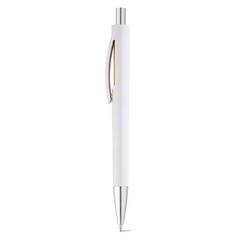 Vue Stylo à bille avec clip - Straced de couleur orange| Krokrodeal