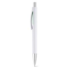 Vue Stylo à bille avec clip - Straced de couleur vert| Krokrodeal