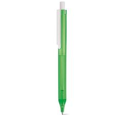 Vue Stylo à bille - Mila de couleur vert| Krokrodeal