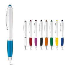 Vue générale Stylo avec mécanisme twist et clip en métal - Sans | Krokrodeal