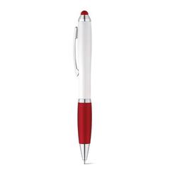 Vue Stylo avec mécanisme twist et clip en métal - Sans de couleur rouge| Krokrodeal
