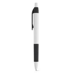 Vue Stylo à bille avec antidérapant - Aero de couleur noir| Krokrodeal