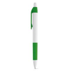 Vue Stylo à bille avec antidérapant - Aero de couleur vert| Krokrodeal