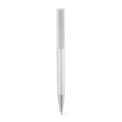 Vue Stylo à bille avec finition métallique - Tecna de couleur gris| Krokrodeal