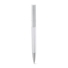 Vue Stylo à bille avec finition métallique - Tecna de couleur gris| Krokrodeal