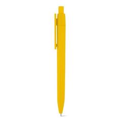 Vue Stylo à bille avec encoche pour doming - Rife de couleur jaune| Krokrodeal