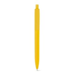 Vue Stylo à bille avec encoche pour doming - Rife de couleur jaune| Krokrodeal