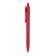 Vue Stylo à bille avec encoche pour doming - Rife de couleur rouge| Krokrodeal