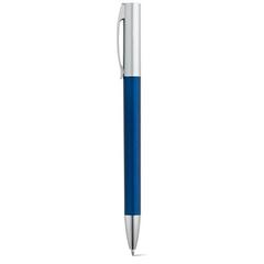 Vue Stylo avec mécanisme twist et clip en métal - Elbe de couleur bleu| Krokrodeal