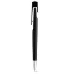 Vue Stylo à bille avec finition métallique - Brigt de couleur gris| Krokrodeal