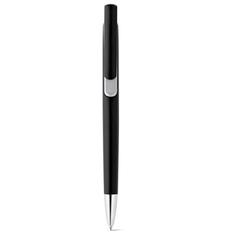 Vue Stylo à bille avec finition métallique - Brigt de couleur gris| Krokrodeal
