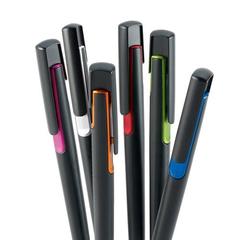 Vue générale Stylo à bille avec finition métallique - Brigt | Krokrodeal