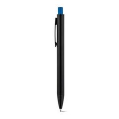 Vue Stylo en aluminium avec finition mate - Joan de couleur bleu| Krokrodeal