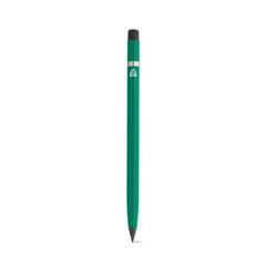 Vue Stylo sans encre avec corps en aluminium 100% recyclé - Limitless de couleur vert| Krokrodeal