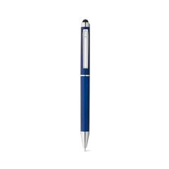 Vue Stylo avec finition métallique - Esla de couleur bleu| Krokrodeal