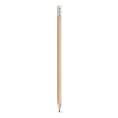 Vue Crayon mine HB avec gomme - Cornwell de couleur beige| Krokrodeal