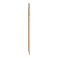Vue Crayon mine HB avec gomme - Cornwell de couleur beige| Krokrodeal
