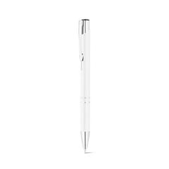 Vue Stylo à bille en 100% aluminium recyclé - Re-beta de couleur blanc| Krokrodeal