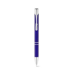 Vue Stylo à bille en 100% aluminium recyclé - Re-beta de couleur bleu| Krokrodeal