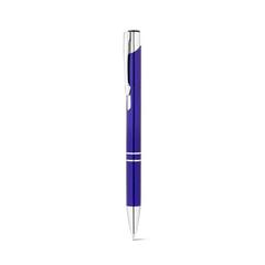 Vue Stylo à bille en 100% aluminium recyclé - Re-beta de couleur bleu| Krokrodeal