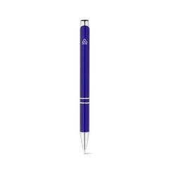 Vue Stylo à bille en 100% aluminium recyclé - Re-beta de couleur bleu| Krokrodeal