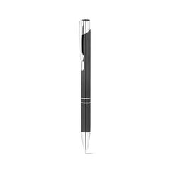 Vue Stylo à bille en 100% aluminium recyclé - Re-beta de couleur noir| Krokrodeal