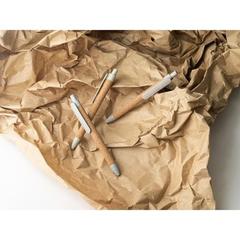 Vue générale Stylo à bille en liège et Fibre de paille de blé - Goya | Krokrodeal
