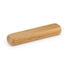 Vue Stylo en bambou avec mécanisme twist - Bahia de couleur beige| Krokrodeal
