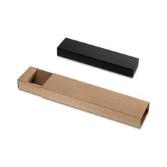 Vue générale Etui pour 1 stylo en papier kraft - Pendulo | Krokrodeal