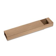 Vue Etui pour 1 stylo en papier kraft - Pendulo de couleur beige| Krokrodeal