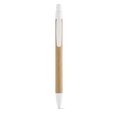 Vue Porte-documents papier recyclé A4 (450 g/m²) - Poe de couleur beige| Krokrodeal