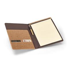 Vue Porte-documents A4 A4 en liège avec bloc de feuilles non lignées - Serpa de couleur beige| Krokrodeal
