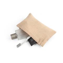 Vue Pochette multifonctions (140 g/m²) en coton (80% recyclé) - Millie de couleur beige| Krokrodeal