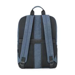 Vue Sac à dos pour ordinateur portable 15.6'' en PET (100% rPET) 600D - Repurpose backpack de couleur bleu| Krokrodeal
