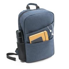 Vue Sac à dos pour ordinateur portable 15.6'' en PET (100% rPET) 600D - Repurpose backpack de couleur bleu| Krokrodeal