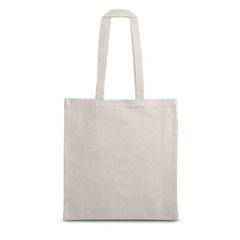 Vue Sac avec coton recyclé (140 g/m²) - Maracay de couleur gris| Krokrodeal