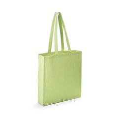 Vue Sac avec coton recyclé (140 g/m²) - Maracay de couleur vert| Krokrodeal