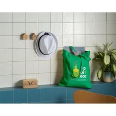 Vue générale Sac de courses en coton recyclé (180 g/m²) - Cairo | Krokrodeal