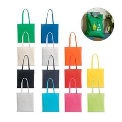 Vue générale Sac de courses en coton recyclé (180 g/m²) - Cairo | Krokrodeal