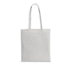 Vue Sac de courses en coton recyclé (180 g/m²) - Cairo de couleur gris| Krokrodeal