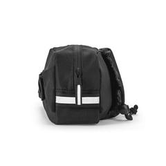 Vue Sac banane en PET (100% rPET) - Delfos pouch de couleur noir| Krokrodeal