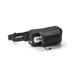 Vue Sac banane en PET (100% rPET) - Delfos pouch de couleur noir| Krokrodeal