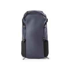 Vue Sac à dos de randonnée avec revêtement imperméable - Alasca de couleur bleu| Krokrodeal