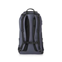 Vue Sac à dos de randonnée avec revêtement imperméable - Alasca de couleur bleu| Krokrodeal
