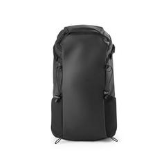 Vue Sac à dos de randonnée avec revêtement imperméable - Alasca de couleur noir| Krokrodeal