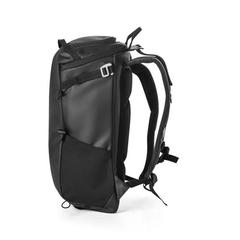 Vue Sac à dos de randonnée avec revêtement imperméable - Alasca de couleur noir| Krokrodeal