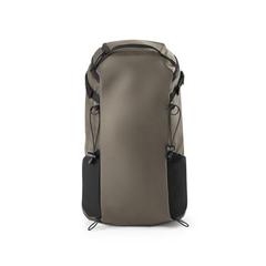 Vue Sac à dos de randonnée avec revêtement imperméable - Alasca de couleur vert| Krokrodeal