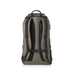 Vue Sac à dos de randonnée avec revêtement imperméable - Alasca de couleur vert| Krokrodeal
