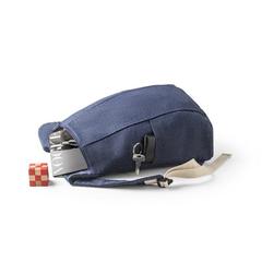 Vue Sac à dos en coton denim (300 g/m²) - Denim bpack de couleur bleu| Krokrodeal